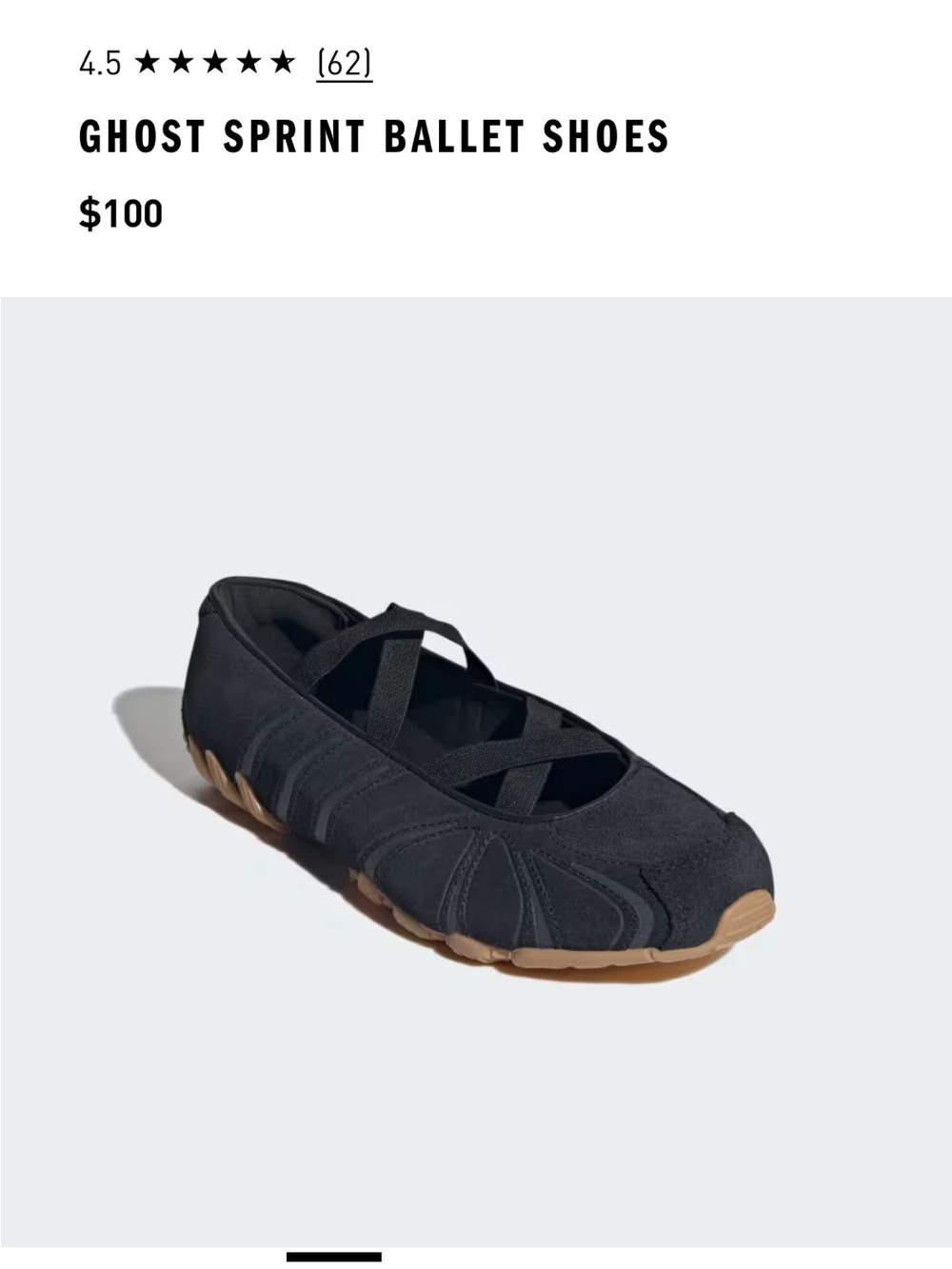 adidas Ghost Sprint Ballet Shoes - BRAND NEW NO TAGS - Picture 8 of 10